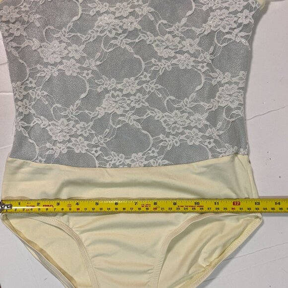 Weissman Music Box Dance Dress Tutu Costume Large Child Ivory Silver Lace‎ Tulle - Picture 13 of 13